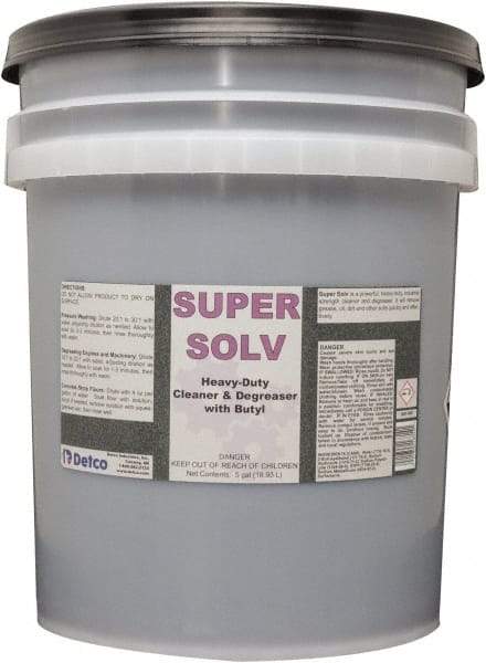 Detco - 5 Gal Bucket Cleaner/Degreaser - Liquid, Butyl-Based, Unscented - Americas Tooling