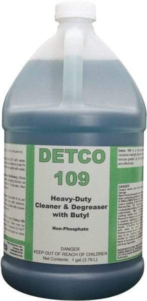 Detco - 1 Gal Bottle Cleaner/Degreaser - Liquid, Butyl-Based, Unscented - Americas Tooling