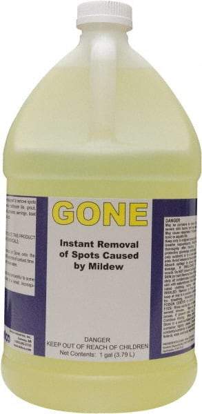 Detco - 1 Gal Bottle Mildew Remover - Liquid, Water-Based, Unscented - Americas Tooling