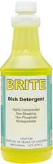 Detco - 32 oz Bottle Manual Dishwashing Liquid - Lemon Scented - Americas Tooling