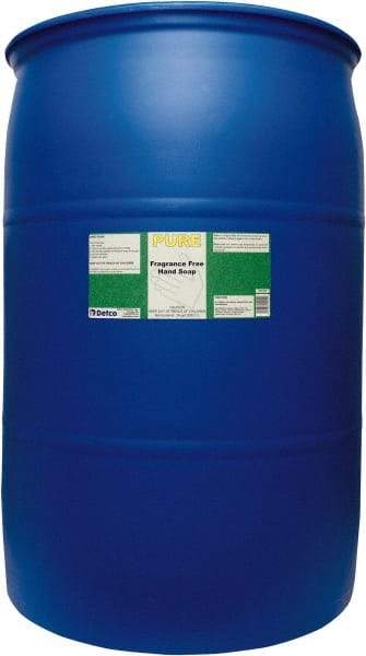 Detco - 55 Gal Drum Liquid Hand Cleaner - Pale Yellow, Fragrance Free Scent - Americas Tooling