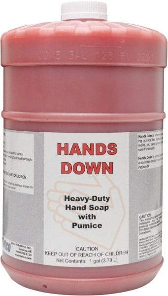 Detco - 1 Gal Bottle Gel Hand Cleaner with Grit - Red, Cherry Scent - Americas Tooling