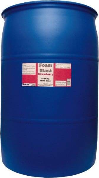 Detco - 55 Gal Drum Liquid Hand Cleaner - Red, Strawberry Scent - Americas Tooling