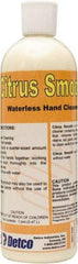 Detco - 16 oz Squeeze Bottle Waterless Cream Waterless Hand Cleaner - Yellow, Citrus Scent - Americas Tooling