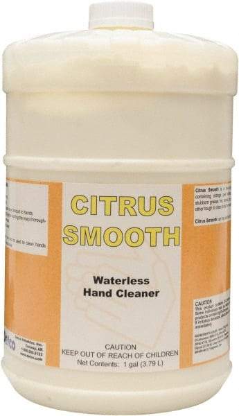 Detco - 1 Gal Bottle Waterless Cream Waterless Hand Cleaner - Yellow, Citrus Scent - Americas Tooling