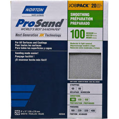 Norton - Sanding Sheets Abrasive Material: Aluminum Oxide Grade: Medium - Americas Tooling