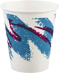 Solo - Jazz Paper Hot Cups, 6 oz, Polycoated, 50/Bag, 20 Bags/Carton - White, Green, Purple - Americas Tooling