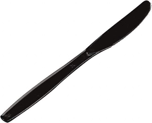 Dixie - Plastic Cutlery, Heavyweight Knives - Black - Americas Tooling