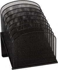 Safco - Black Document Organizer - Steel, Mesh - Americas Tooling