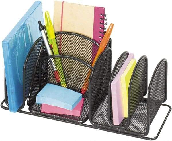 Safco - Black Desk Top Organizer - Steel - Americas Tooling