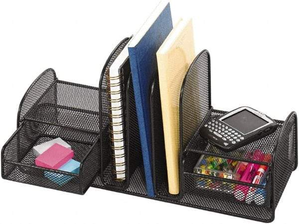 Safco - Black Document Organizer - Steel, Mesh - Americas Tooling