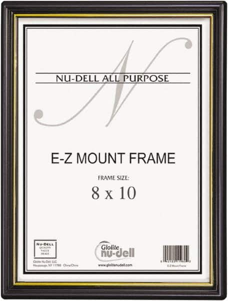 Nudell - Black/Gold Document Holders-Certificate/Document - 10" High x 8" Wide - Americas Tooling