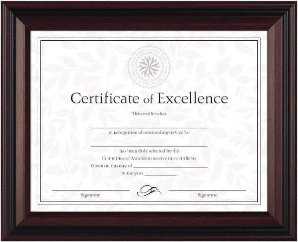 Dax - Rosewood & Black Desk/Wall Photo Frame - 11" High x 8-1/2" Wide - Americas Tooling