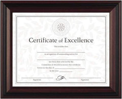 Dax - Rosewood & Black Desk/Wall Photo Frame - 11" High x 8-1/2" Wide - Americas Tooling