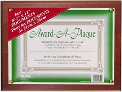 Nudell - Mahogany Document Holders-Certificate/Document - 11" High x 8-1/2" Wide - Americas Tooling