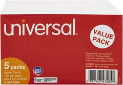 UNIVERSAL - 500 Index Cards - 3 x 5" - Americas Tooling