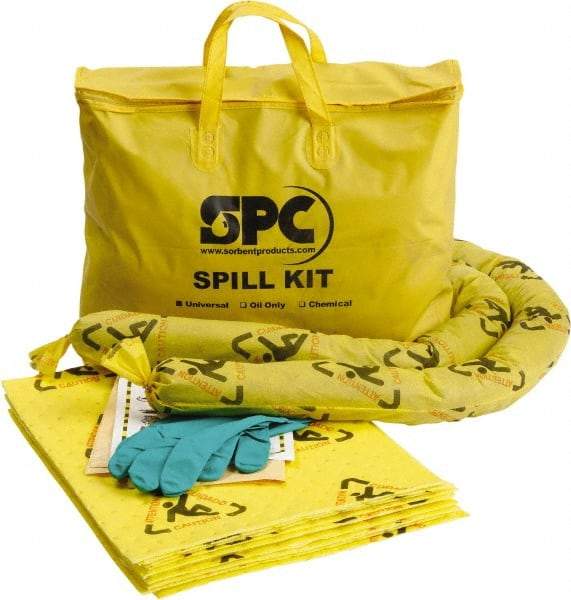 Brady SPC Sorbents - 5 Gal Capacity Chemical Spill Kit - 5 Gal Nylon Bag - Americas Tooling