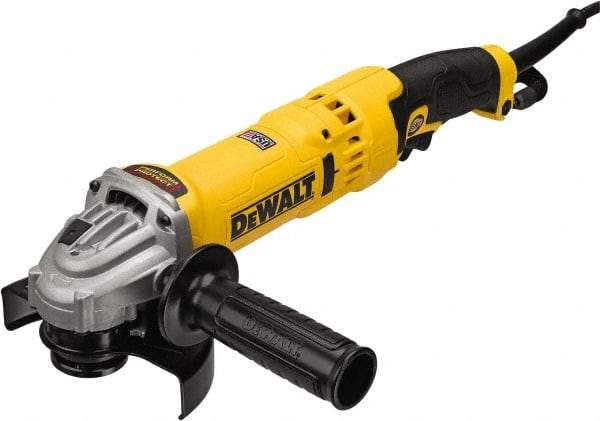 DeWALT - 4-1/2 & 5" Wheel Diam, 11,000 RPM, Corded Angle & Disc Grinder - 5/8-11 Spindle - Americas Tooling