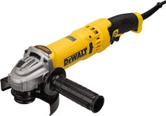 DeWALT - 4-1/2 & 5" Wheel Diam, 11,000 RPM, Corded Angle & Disc Grinder - 5/8-11 Spindle - Americas Tooling