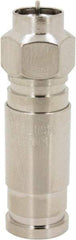 Ideal - Straight, F Type Compression Coaxial Connector - Compatible with RG11 - Americas Tooling