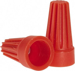 Ideal - 2, 18 to 2, 14 AWG, 600 Volt, Flame Retardant, Standard Twist on Wire Connector - Orange, 221°F - Americas Tooling