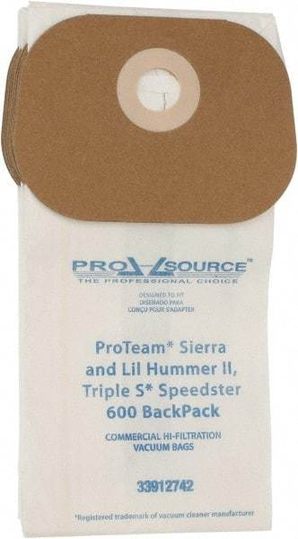 PRO-SOURCE - Meltblown Polypropylene & Paper Vacuum Bag - For ProTeam Sierra & Lil Hummer II (Open top bag), Triple S Speedster 600 Backpack - Americas Tooling