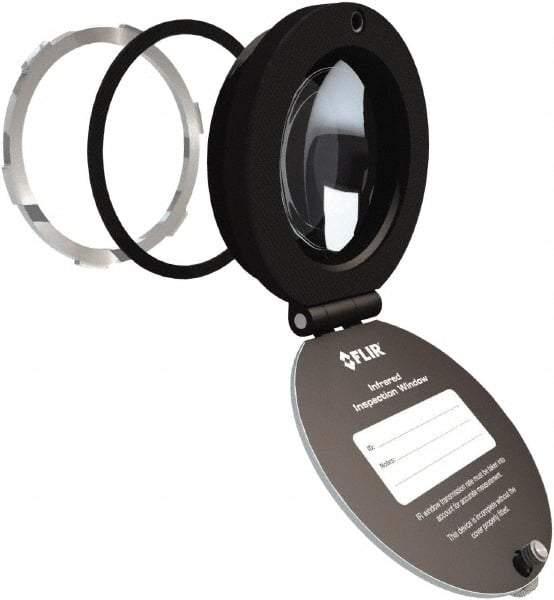 FLIR - 50mm (1.97\x94) Diam, Infrared Viewing Window - 1,590mm (2.46") View Area, 25.5mm (1") Thickness, Use with Thermal Imagers - Americas Tooling