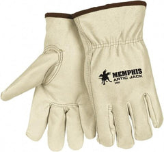 MCR Safety - Size S Cold Protection Work Gloves - For General Purpose, Uncoated, Beige, Paired - Americas Tooling