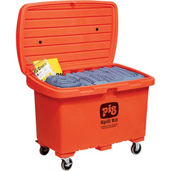 Spill Kits; Kit Type: Universal Spill Kit; Container Type: Chest; Absorption Capacity: 76 gal; Color: Orange; Portable: Yes; Capacity per Kit (Gal.): 76 gal