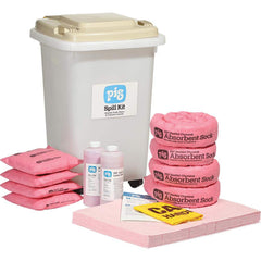 Spill Kits; Kit Type: Chemical & Hazardous Material Spill Kit; Container Type: Can; Absorption Capacity: 8 gal; Color: Clear; Portable: Yes; Capacity per Kit (Gal.): 8 gal