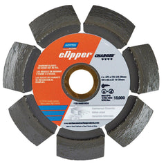 Wet & Dry Cut Saw Blade: 7″ Dia, 7/8 & 5/8″ Arbor Hole, 0.25″ Kerf Width, 13 Teeth High Speed Steel Teeth, Use on Masonry, Standard Arbor