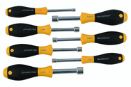 7 Piece - 3/16 - 1/2 - SoftFinish® Cushion Grip Nut Driver Hollow Shaft Set - Americas Tooling