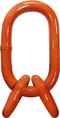 CM - 100 Grade Powder Coated Steel Oblong Link Assembly - 1-1/4" Diameter, 39,000 Lb Load Limit - Americas Tooling