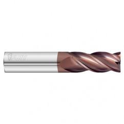 3/8 Dia. x 3 Overall Length 4-Flute .010 C/R Solid Carbide SE End Mill-Round Shank-Center Cut-FC20 - Americas Tooling