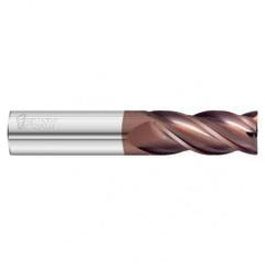 3/8 Dia. x 3 Overall Length 4-Flute .010 C/R Solid Carbide SE End Mill-Round Shank-Center Cut-FC20 - Americas Tooling