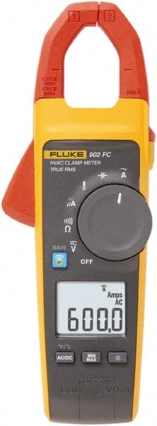 Fluke - 902 FC, CAT IV, CAT III, Digital True RMS HVAC Clamp Meter with 1.1811" Clamp On Jaws - Americas Tooling