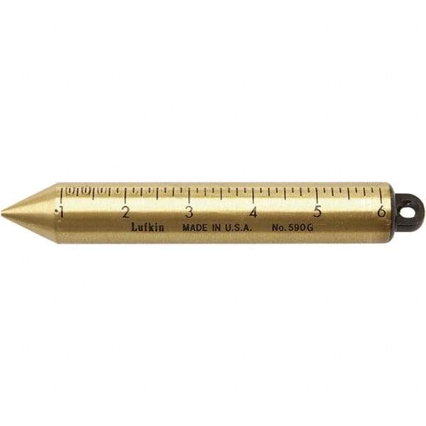 Lufkin - Plumb Bobs Weight (oz.): 20.00 Material: Brass - Americas Tooling