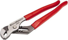 GearWrench - 10" OAL, 1-13/16" Max Capacity, 6 Position Straight Jaw Tongue & Groove Pliers - V-Jaws, Dipped Vinyl Handles - Americas Tooling