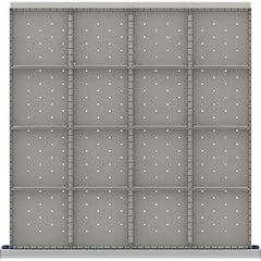 LISTA - 16-Compartment Drawer Divider Layout for 3.15" High Drawers - Americas Tooling