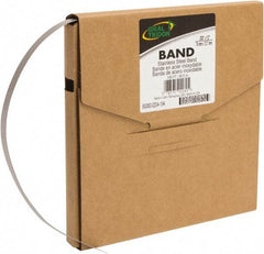 IDEAL TRIDON - Stainless Steel Banding Strap Roll - 1/2" Wide x 0.02" Thick - Americas Tooling