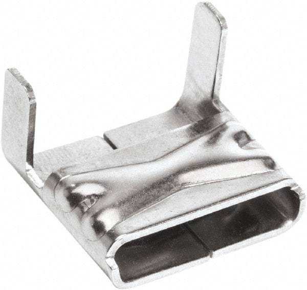 IDEAL TRIDON - Stainless Steel Banding Strap Buckle - 3/4" Wide x 0.02" Thick - Americas Tooling