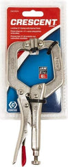 Crescent - 6" OAL C-Clamp Locking Pliers - Americas Tooling