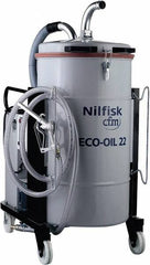 Nilfisk - 48 Gal, Painted Steel Tank, Wet, Machine Shop Vacuum Cleaner - 11.4 Amps - Americas Tooling