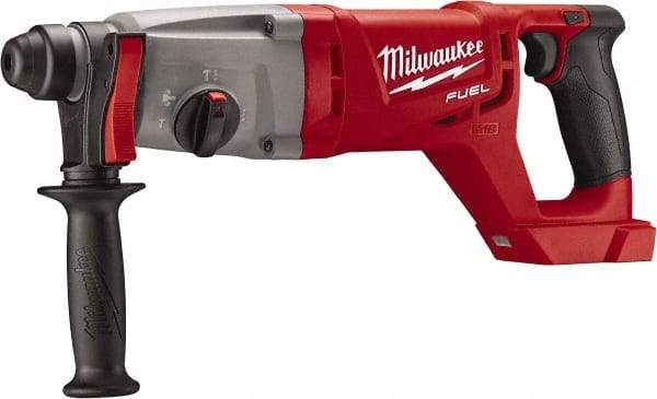 Milwaukee Tool - 18 Volt 1" SDS Plus Chuck Cordless Rotary Hammer - 0 to 4,400 BPM, 0 to 1,500 RPM, Reversible - Americas Tooling