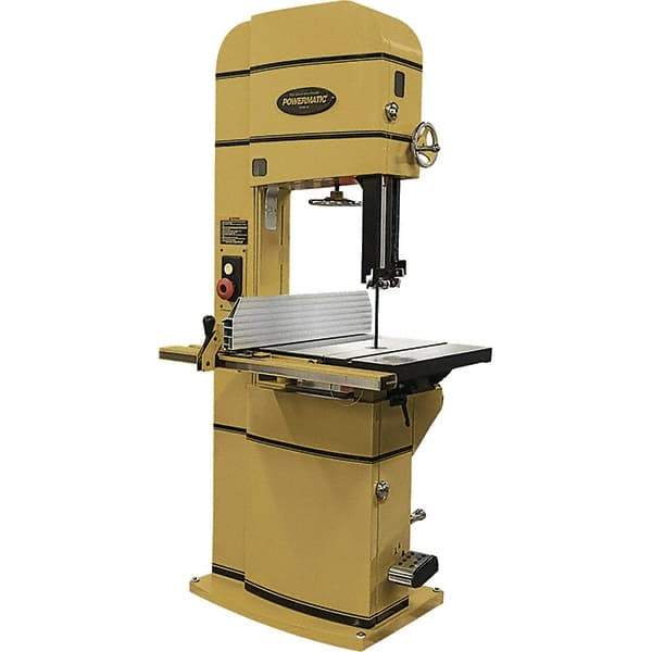 Powermatic - 18" Throat Capacity, Step Pulley Vertical Bandsaw - 2,300/4,400 SFPM, 5 hp, Single Phase - Americas Tooling