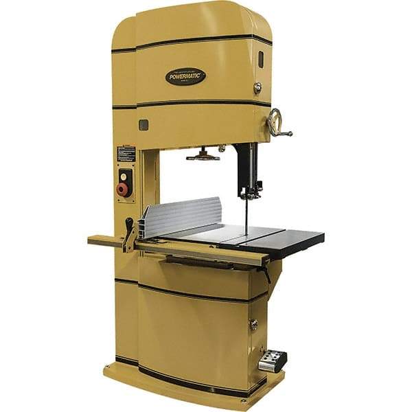 Powermatic - 24" Throat Capacity, Step Pulley Vertical Bandsaw - 2,500/4,800 SFPM, 5 hp, Three Phase - Americas Tooling