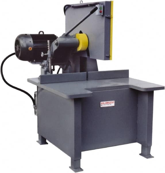 Kalamazoo - 20" Blade Diam, 1" Arbor Hole, Straight Chop & Cutoff Saw - 2,500 RPM, 15 hp, 220/440 Volts, 3 Phase - Americas Tooling