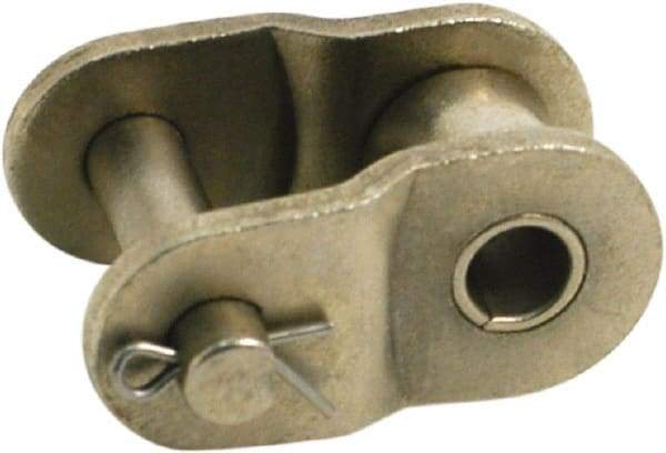 Tritan - 1-1/4" Pitch, ANSI 100, Roller Chain Offset Link - For Use with Single Strand Chain - Americas Tooling