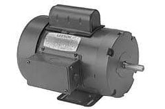 Leeson - 2 Max hp, 1,740 Max RPM, Electric AC DC Motor - 115/208-230 V Input, Single Phase, 145T Frame - Americas Tooling