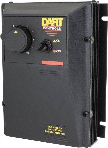 Dart Controls - 2 Max hp, 30 Max RPM, Electric AC DC Motor - 120, 240 V Input - Americas Tooling